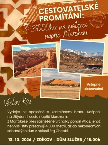 Cestovatelské promítání - 25.11.2025
