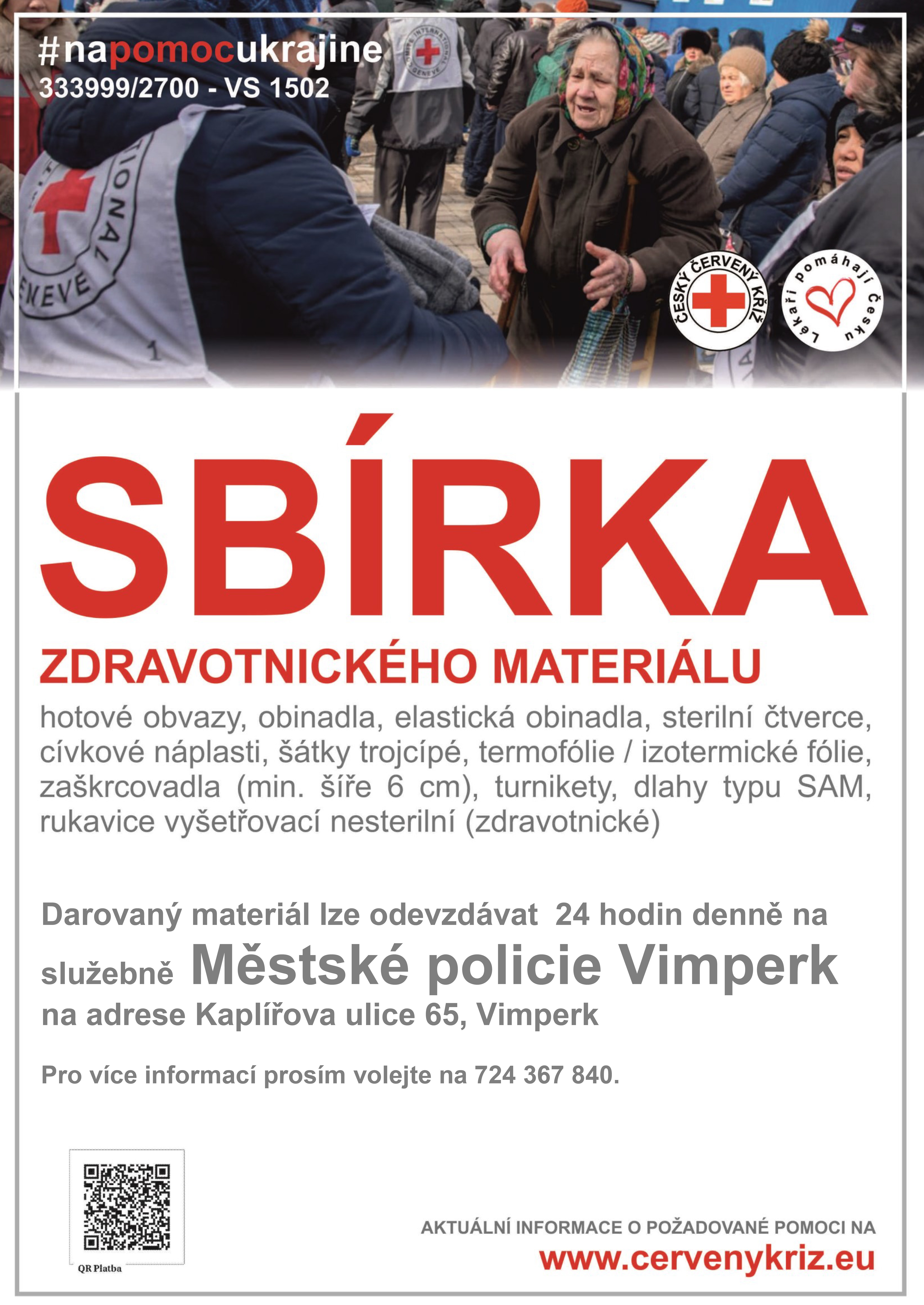 POMOC UKRAJINĚ - INFORMACE