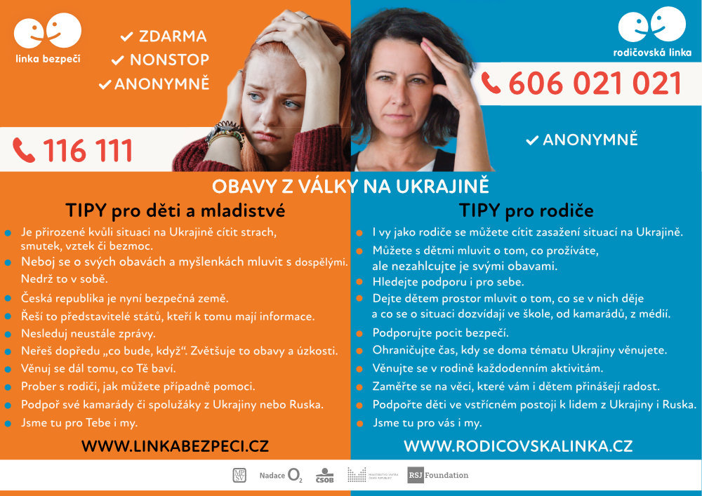 POMOC UKRAJINĚ - INFORMACE